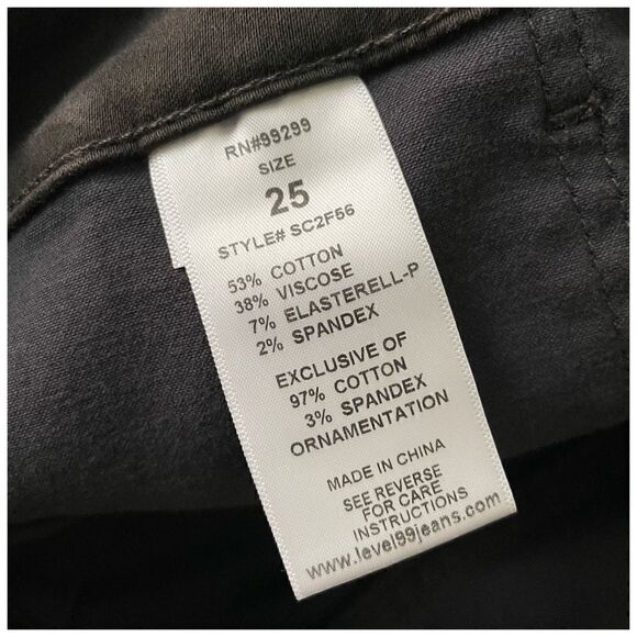Level 99 Evereve Midnight Camo Jolie Utility Jogger Pant Size 25 - Picture 13 of 14